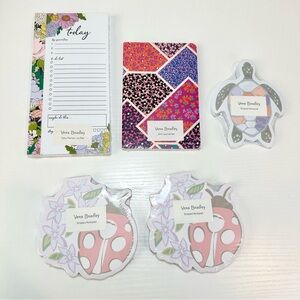 Bundled Lot of Vera Bradley- Notepads, Slim Journals, Daily Planner List Pad